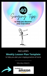 Singing Tips Book by Monika Welch Vocal Coaching